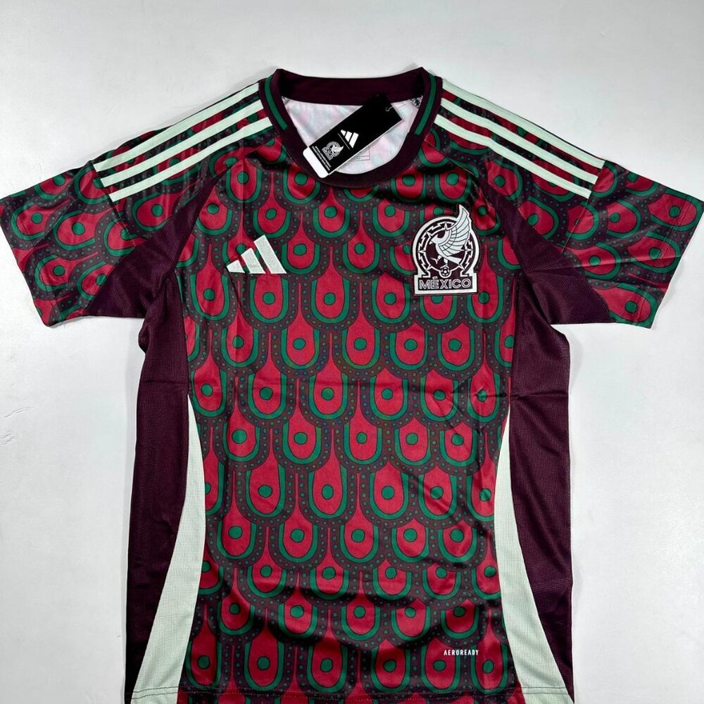 Adidas 2024 Mexico National Home Soccer Jersey Adult Unisex - Picture 2 of 8